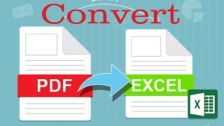 Easy Way To Convert PDF File Into Excel File Format