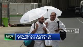 Puncak Ibadah Haji, Suhu Mekkah Mencapai 46 Derajat Celsius