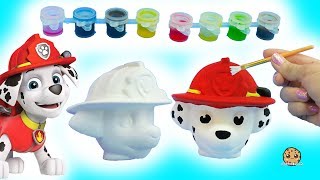 Painting A Dog Head - DIY Paw Patrol Marshall Pup + Cute Food Suncatcher - Craft Video