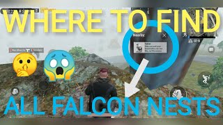 How To Find All The Falcon Nests In PUBG MOBILE (ENGLISH)