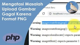 Mengatasi Masalah Upload Gambar Gagal Karena Format PNG