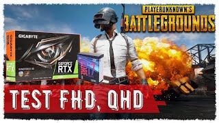 TEST FPS PLAYERUNKNOWN'S BATTLEGROUNDS ● FHD, QHD ● i7 8700K + RTX 2070 ● ULTRA & MINIMUM