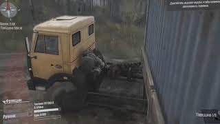 MudRunner . Прохождение 1 фура карта (1норм)(2 фэел) .