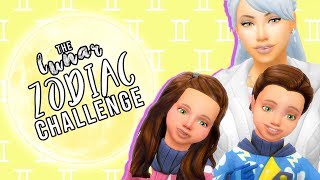 ? PEEING HERSELF ON THE TOILET!? // The Lunar Zodiac Challenge // The Sims 4 // #14?