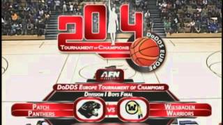 Division 1 Boys 1st Half 2014 DoDDS Europe Basketball Championships