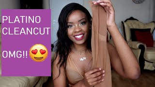 TRY ON + REVIEW | Platino Cleancut Pantyhose on Brown Skin (Hawaii)