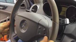 Как снять подушку безопасности Mercedes Benz R + ML class