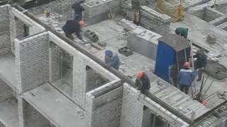 Строительство многоэтажного дома из кирпича. Часть 5. Армопояс.