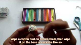 ★ Polymer Clay - Cute Unique Swirly Cupcake Rings + Charms ~☆~ mightymannie DIY