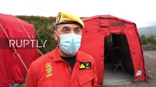 SKIP!! Spain: Military Emergencies Unit personnel assist locals in La Palma amid volcanic emergency