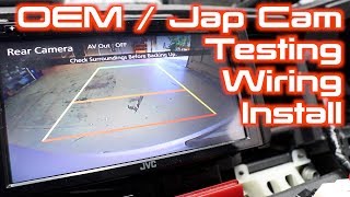 How To Wire A Japanese or OEM Parking Camera to an Aftermarket Screen.