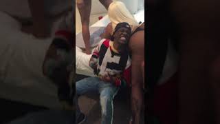 Big Booty models twerking on A-Butta Da Smoovest Out face