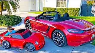 Сеня и Папа НЕ ПОДЕЛИЛИ новый Porsche!