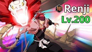 [Bleach Brave Souls] 6* Lvl 200 Renji (Mind/Orange) Showcase
