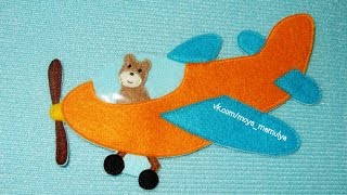 Развивающая книга #4 Самолеты / Quietbook#4. Airplanes for little boy ) / Developing book