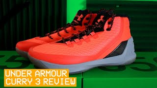 UNDER ARMOUR CURRY 3 ON COURT REVIEW!!