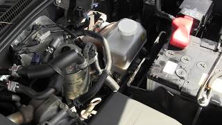 Замена топливного фильтра MITSUBISHI PAJERO 4  3.2D