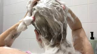 ASMR Relaxing Foamy Shampoo Sounds Washing My Hair