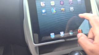 First iPad mini in Chevrolet Camaro ss