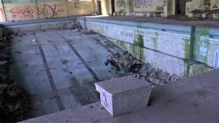 Zustand "NVA-Schwimmhalle" Löbau 2019