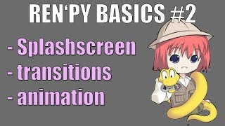 How to make a visual novel in Ren'py. Beginners guide part 2!