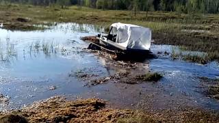 Вездеход БОРУС торфяная яма ч.1