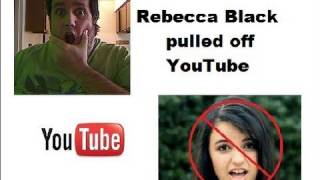 Rebecca Black's Friday pulled off YouTube! Was she hacked?