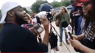 It's a patriot party here at the mother of all rallies