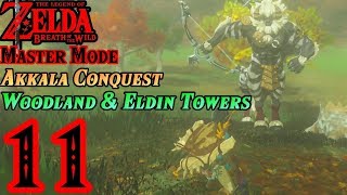 Zelda BotW MASTER MODE [11] - Akkala Shrines, Lynel Fight, 2 Memories, 2 Towers
