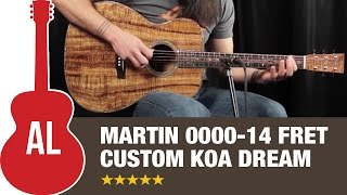 Martin 0000-14 Fret Custom Koa - A Dream Guitar!