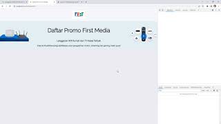 Tutorial menyebalkan tentang CSS Media Query untuk tampilan responsive situs pendaftaran First Media