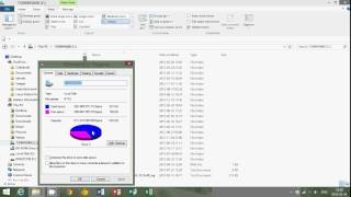 Windows 8.1 Back to basics How to view space used and space left on hard drive