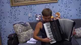 Прощание славянки  (В. Агапкин, ), на заливе, цыганочка (аккордеон (accordion) и баян, дуэт)