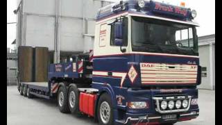 DAF XF SCHWERTRANSPORT LAUTER AUSPUFF ++ FRANK WULF HAMBURG