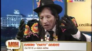 DIA DE LA CANCION ANDINA 2012- ENTREV. CECILIA VALENZUELA DE WILLAX TV A CHATO GRADOS.