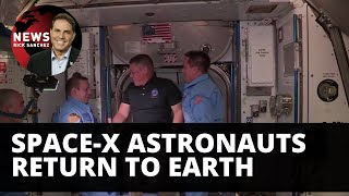 SpaceX splashdown in Gulf of Mexico success!