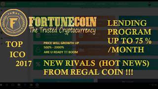 Fortune Coin LENDING PROGRAM UP TO 75 %/MONTH
