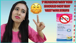 Veet Wax Strip - Why you should not buy! Side Effects? Effective wax? #cutifulblogger - Tazeen