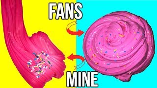 RECREATING MY FANS SLIME! Underrated Instagram Slime Review!