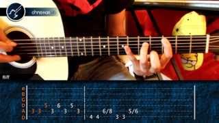 Cómo tocar "Sweet Dreams" Marilyn Manson en Guitarra Acústica (HD) Tutorial - Christianvib