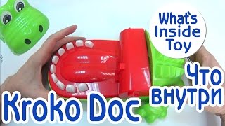 Kroko doc. What's inside a toy. Что внутри игрушки кроко дантист.