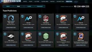 SumaiL Ti7 Predictions - Dota 2 International Compendium 2017 Predictions (Fan Made)