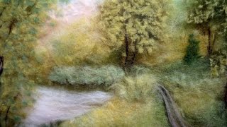 Радость лета. Картины из шерсти под музыку Вивальди.