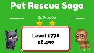 Pet Rescue Saga Level 1778 - No Boosters
