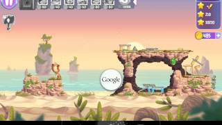ANGRY BIRDS STELLA BEACH DAY{EPISODE 2} LEVEL 49 THREE STAR WALKTHROUGH
