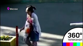 Убийство женщины экс-супругом в Москве попало на видео