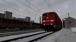 RailWorks 3 Train Simulator 2012.Авария электровоза BR-151