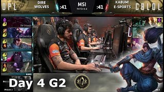 Dire Wolves vs KaBuM! e-Sports | Day 4 LoL MSI 2018 Play-In Group Stage | DW vs KBM