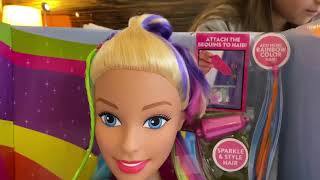 Распаковка моей любимой куклы “Barbie”, с Катей Васильевой ! Смотреть до конца !