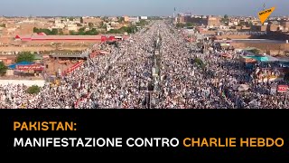 Pakistan, manifestazione contro Charlie Hebdo